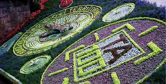 Floral Clock Edinburgh, Scotland