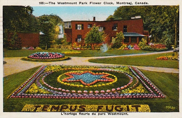Westmount Floral Clock c. 1930