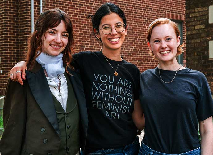 Gabrielle Banville, Rana Liu and Casey Ecker