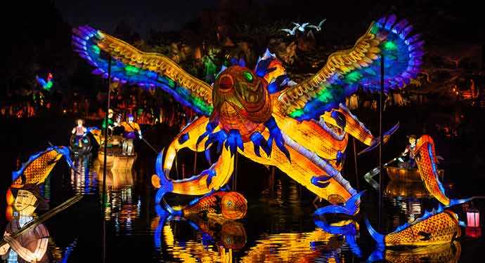 Gardens of Light and the mythical fish He Luo Yu - Photo: James St Laurent – WestmountMag.ca