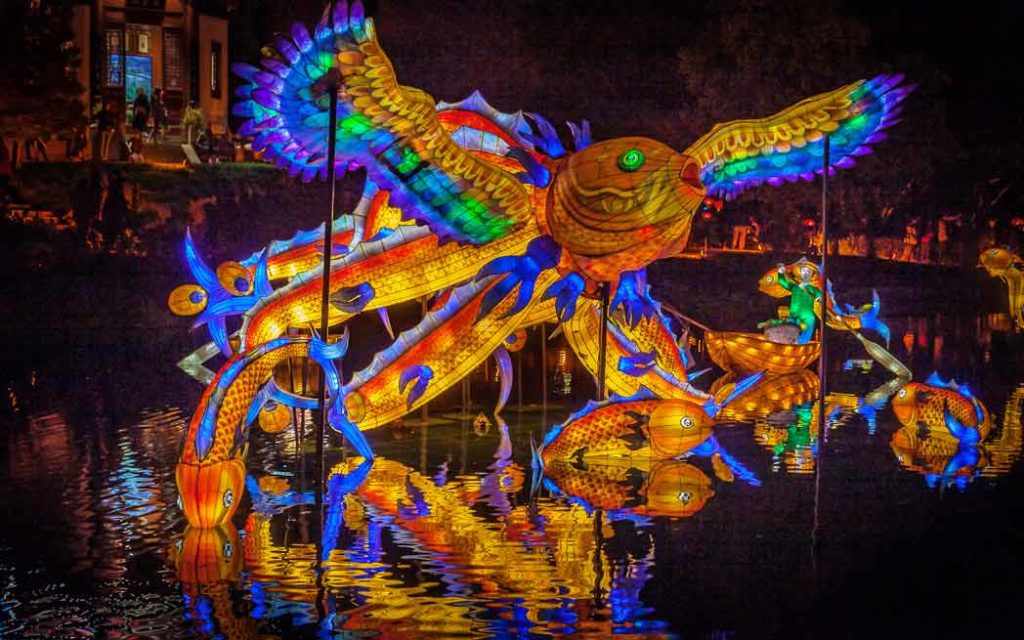 Gardens of Light and the mythical fish He Luo Yu - Photo: James St Laurent – WestmountMag.ca