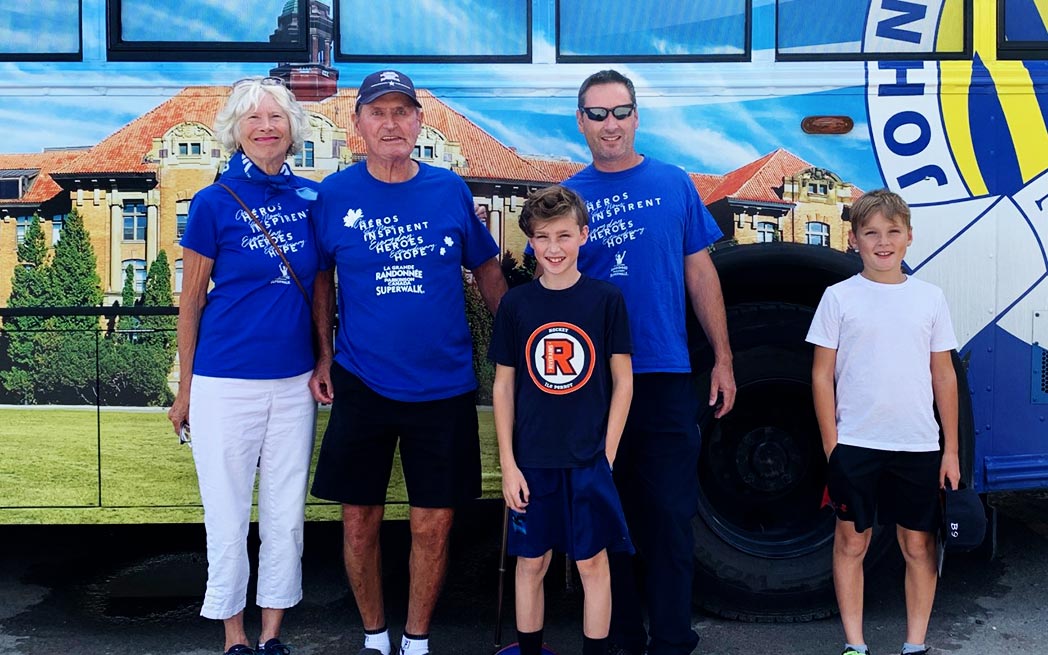 George Wall family Parkinson SuperWalk