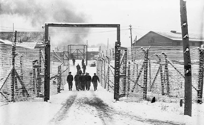 German POWs in Sherbrooke camp