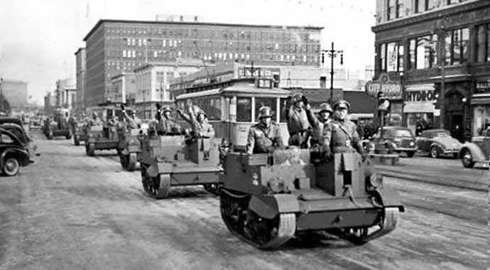 If Day German tanks on Portage Avenue - WestmountMag.ca