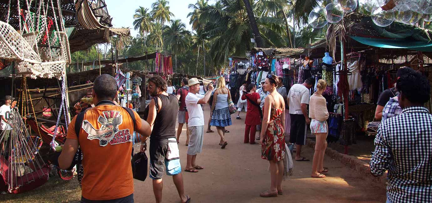 Goa hippie market