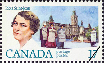Idola St-Jean postage stamp