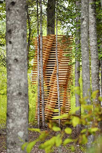 FORTERESSES de Maison029 [Eadeh Attarzadeh, Lorenzo Saroli Palumbo], Montréal (Québec) Canada Crédit photo : Charlotte Garneau