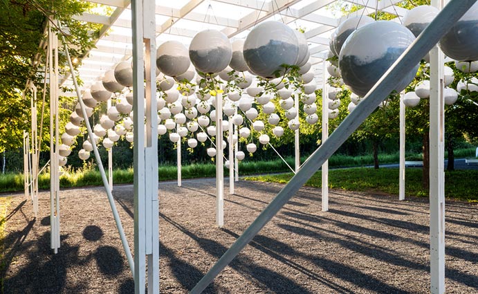 GRAVITY FIELD de TERRAIN WORK [Theodore Hoerr, Rebecca Shen, Kelly Watters], New York, États-Unis Crédit photo : JC Lemay