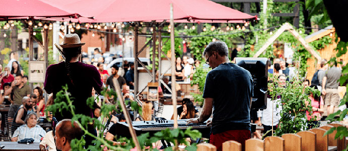 Jardins Gamelin - photo : Bruno Destombes