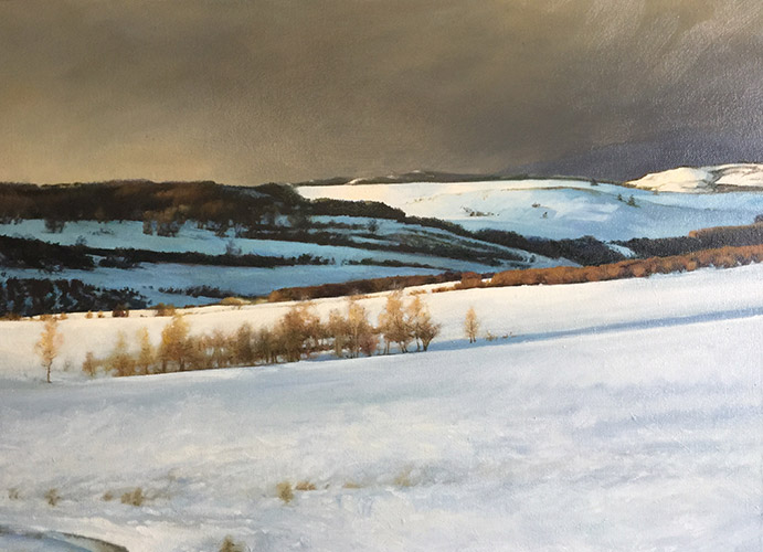 Jennifer Goddard: December morning outside Okotoks