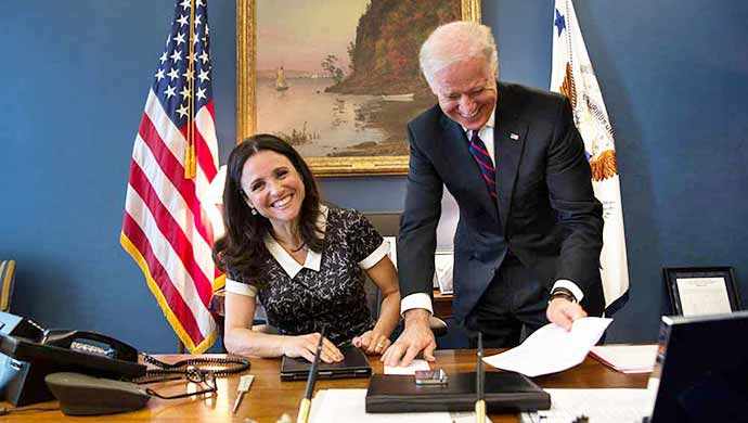 Julia Louis-Dreyfus and Joe Biden – WestmountMag.ca