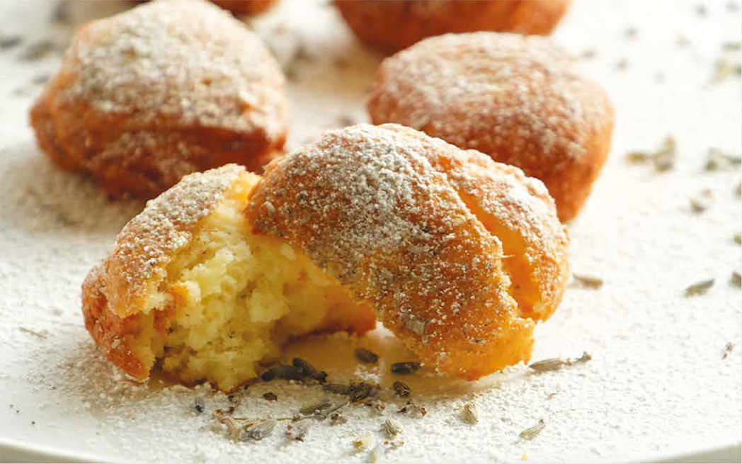 Lavender Ricotta Sufganiot