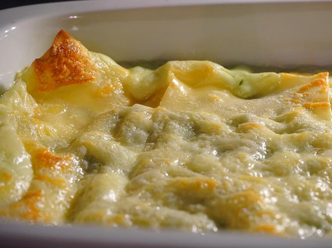 leek gratin