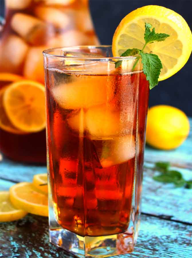 Lemon Ginger Iced Tea 