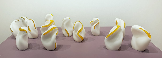 Chromatique, Le goût des couleurs, de l’artiste Maryse Chartrand, à la galerie Arts Sutton jusqu’au 7 juillet 2024 - photo: Andrew Burlone - WestmountMag.ca