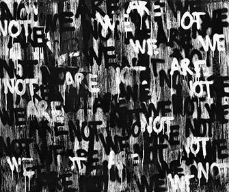 Adam Pendleton, Untitled (WE ARE NOT)