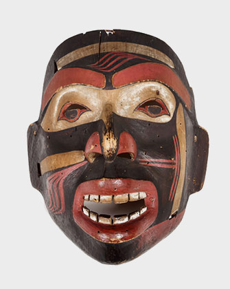 Masque, Heiltsuk ou Haïda, 1800-1850