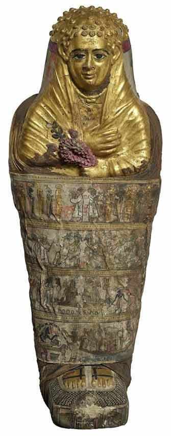 Momie d’un enfant, époque romaine, vers 40-60 apr. J.-C., EA 22108. © The Trustees of the British Museum – WestmountMag.ca