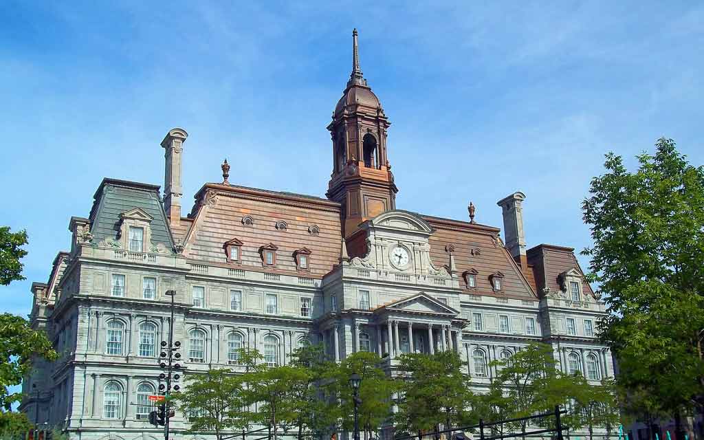 Montreal City Hall • Image: Jeangagnon, CC BY-SA 3.0, via Wikimedia Commons 