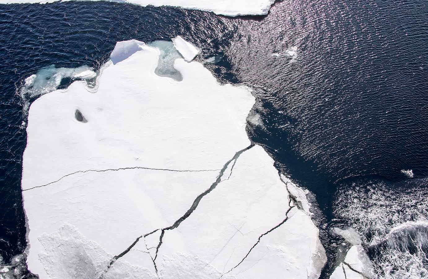 North Pole ice