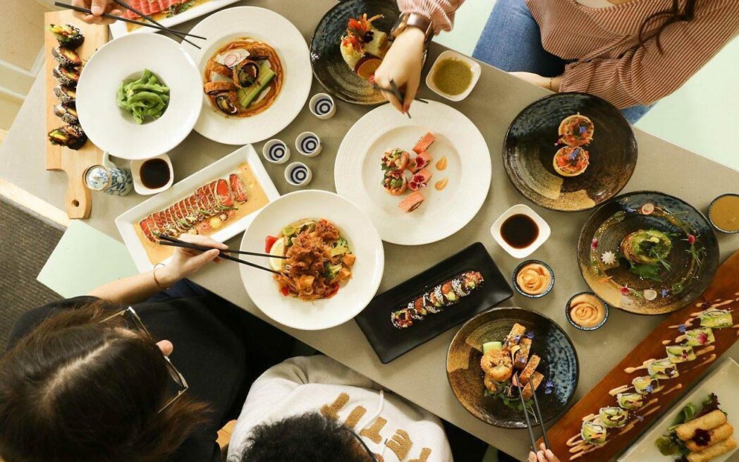 Sushi feast at Ohana