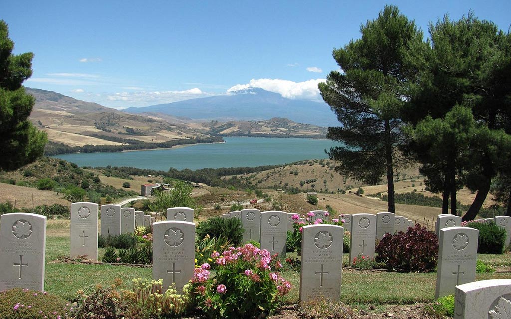 Canadian Military Cemetery in Agira