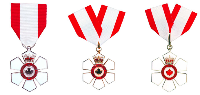 Order of Canada medals
