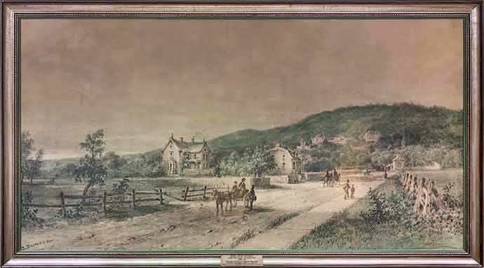 painting of Greene Avenue - Westmountmag.ca