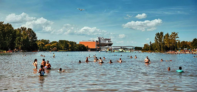 plage Jean-Doré du parc Jean-Drapeau