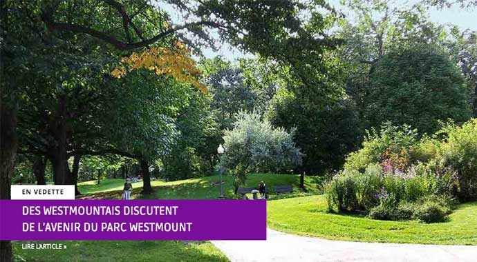 Des Westmountais discutent de l'avenir du parc Westmount