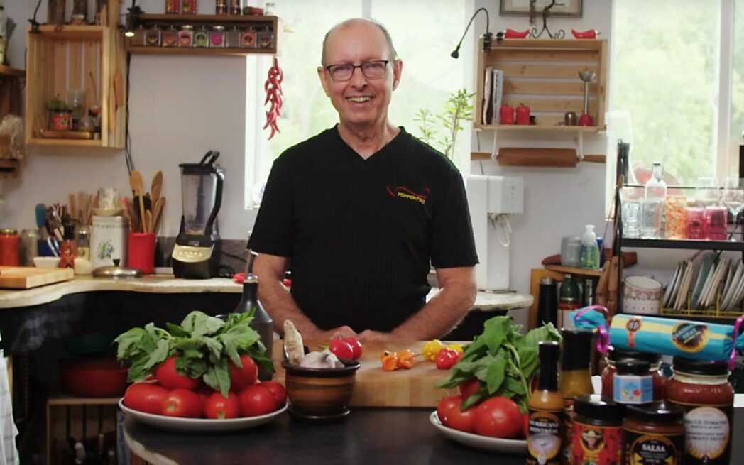 making pasta sauce with Greg Brooks