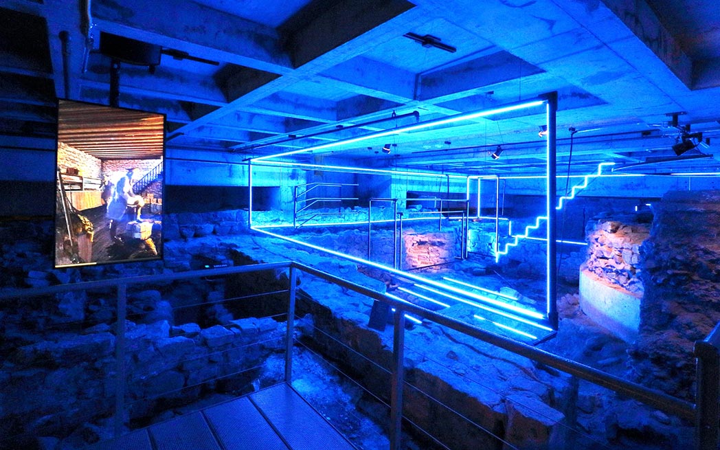 Pointe-à-Callière, Cité d'archéologie et d'histoire de Montréal - Photo : Patrick Desrochers