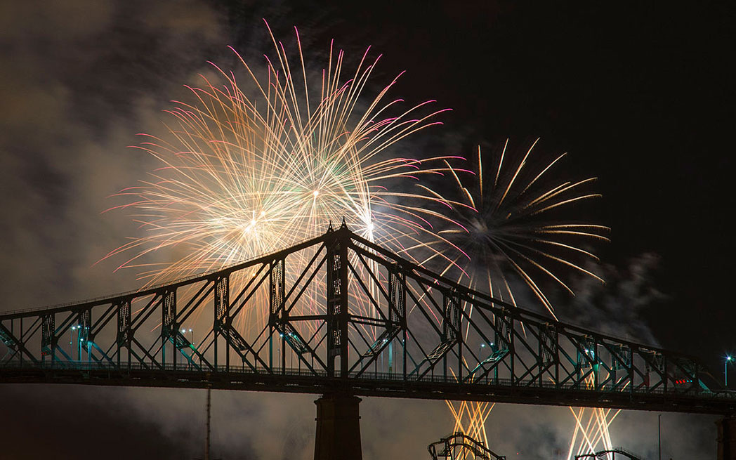 Jacques-Cartier bridge in Montreal