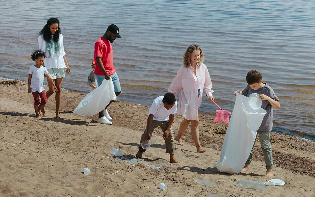 beach clean-up
