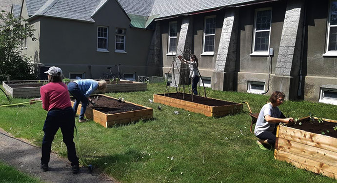 St. Philip’s Church garden