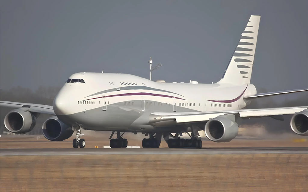 Trump Saudi airplane