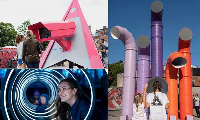 Installations interactives au Quartier des spectacles – WestmountMag.ca