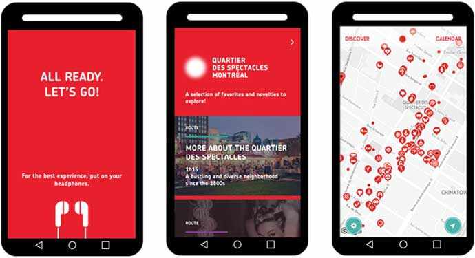 Mobile app from Quartier des spectacles – WestmountMag.ca