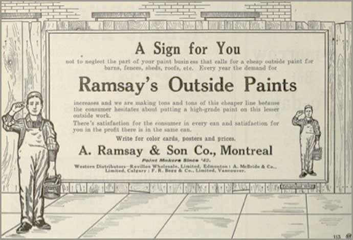 Ramsay’s Paints ad - WestmountMag.ca