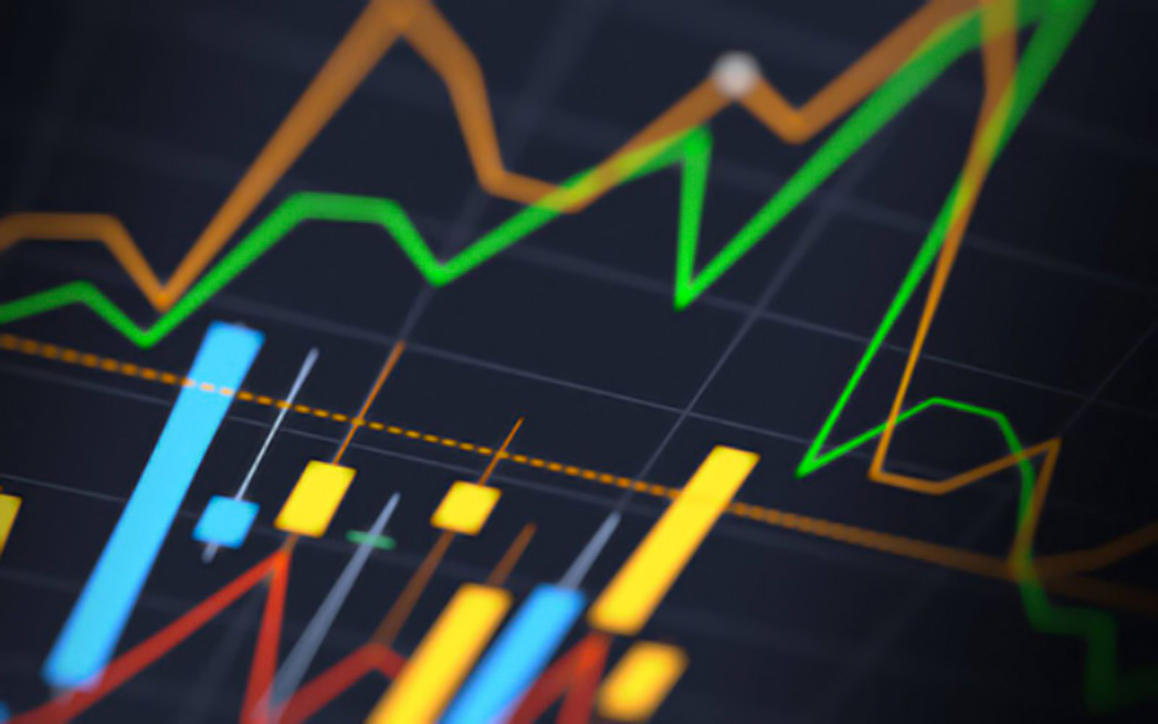 Recession graphic screen