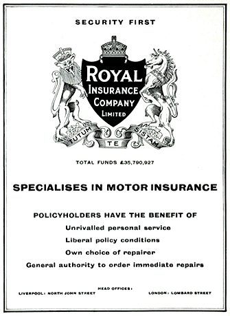 Ad for Royal Insurance - WestmountMag.ca