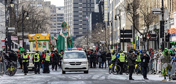 Montreal Saint Patrick Day Parade 2024