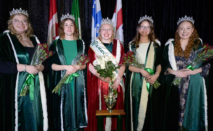 2024 Montreal Saint Patrick Day Parade Queen and Princesses