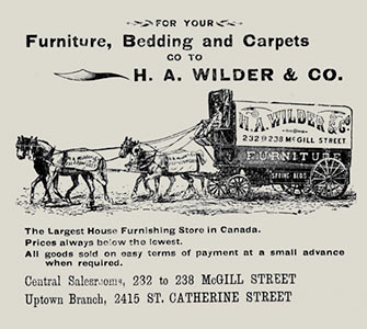Ad for H. A. Wilder & Company, 1897