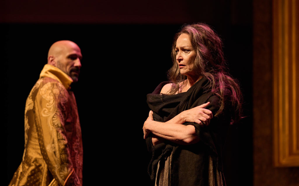 Tableau d’une exécution de Howard Barker, au Théatre du Rideau vert.