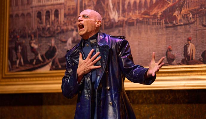 Tableau d’une exécution de Howard Barker, au Théatre du Rideau vert.