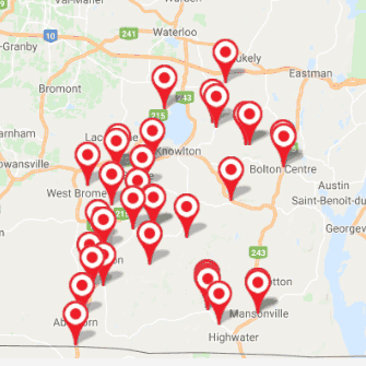 Carte du Tour des Arts 2022