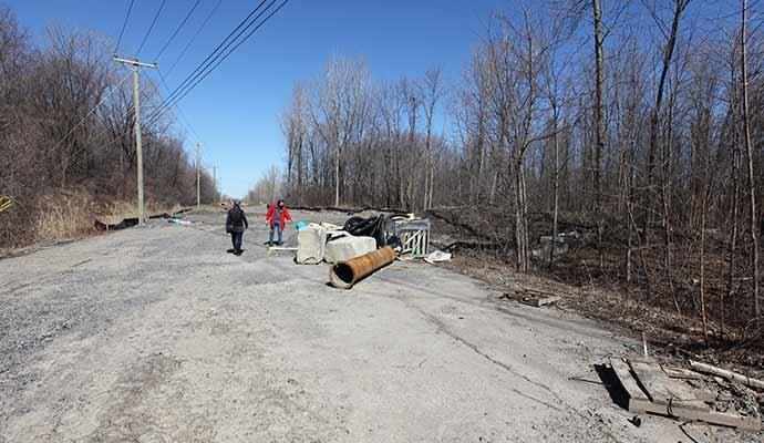 Road to nowhere Technoparc Wetlands - WestmountMag.ca