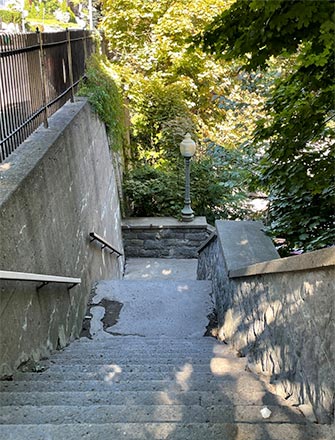 Thornhill-Stanton stairs Westmount