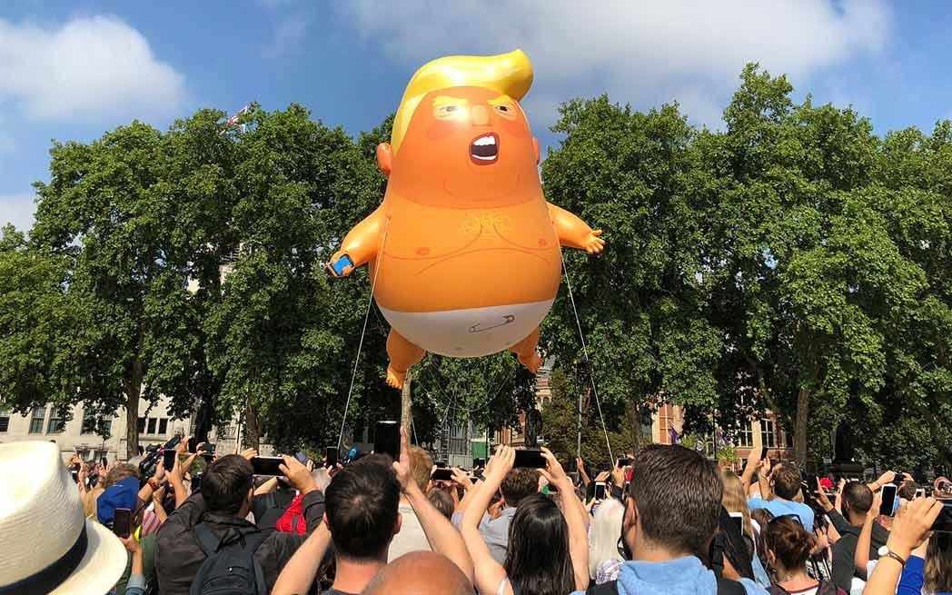 Trump Baby balloon - WestmountMag.ca